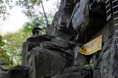 Lezení po Obrově noze